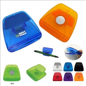 Acrylic Magnetic Clip Ticket Bill Clip with Pen Holder